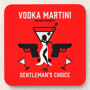 Vodka Martini Drink Gift Coaster