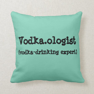 Vodka.ologist Throw Pillow