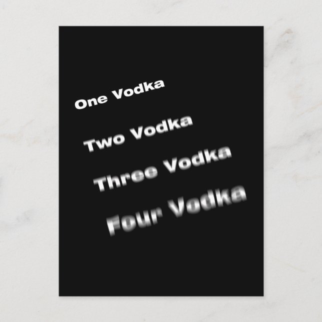 vodka postcard (Front)