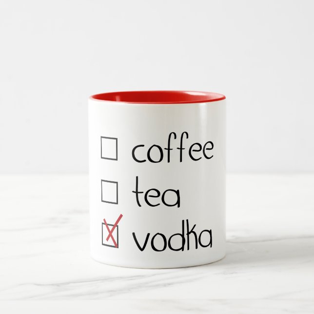 Vodka Two-Tone Coffee Mug (Center)