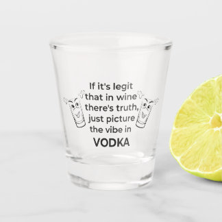 vodka - vino veritas shot glass