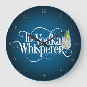 Vodka Whisperer Large Clock