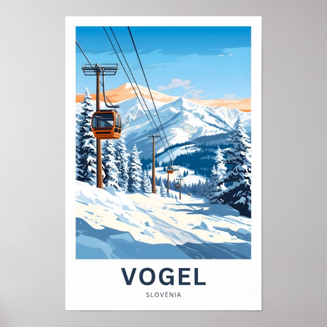 Vogel Slovenia Travel Print (Front)
