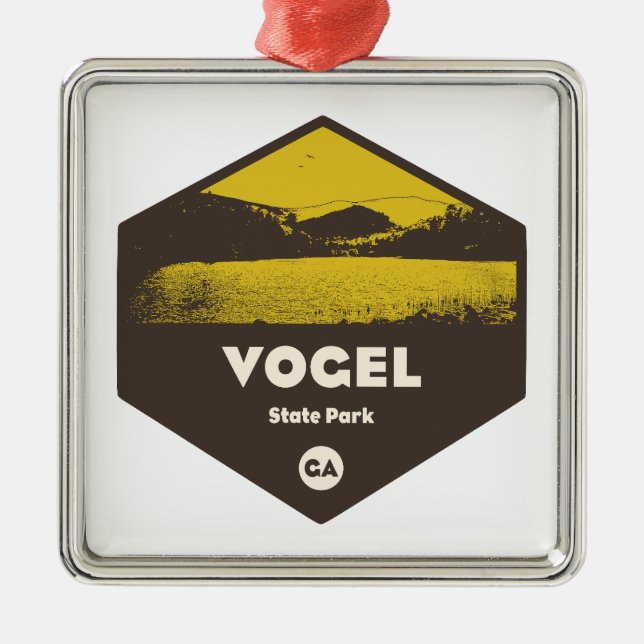 Vogel State Park Georgia Metal Tree Decoration (Front)