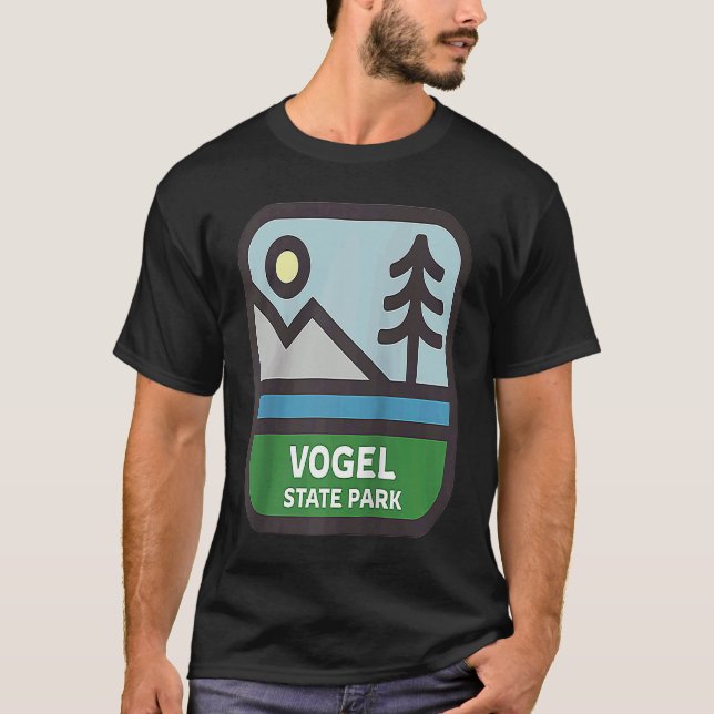 Vogel State Park Georgia Mountains Sunshine GA Tri T-Shirt (Front)