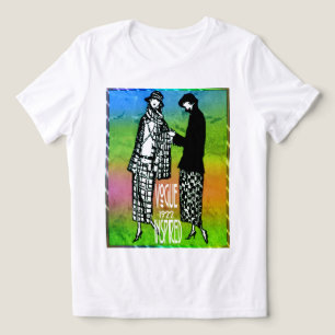 Vogue 1922 Inspired Spring Fashion Tri-Blend Shirt