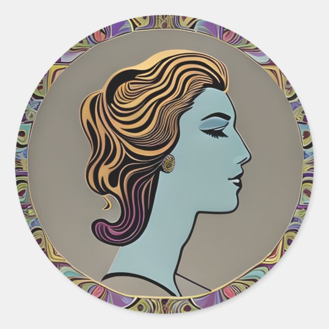 Vogue Lady Sticker v2 (Front)