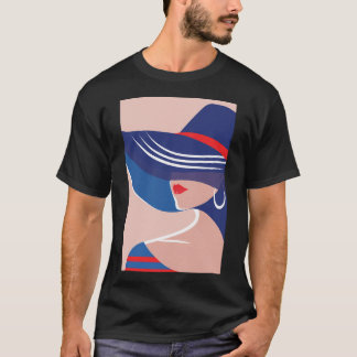 Vogue  Poster Vogue Girl Vogue Vintage T-Shirt