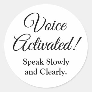 Voice Activated Prank Joke Humour Stickers