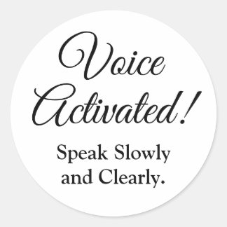 Voice Activated Prank Joke Humour Stickers