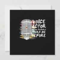 Voice Actor Before