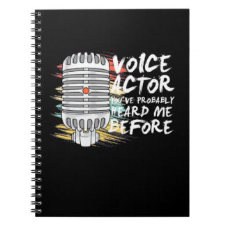 Voice Actor Before Notebook