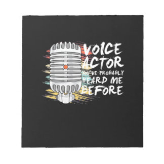 Voice Actor Before Notepad