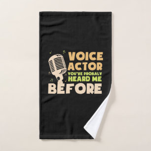 Voice Actor Hand Towel