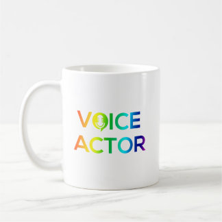 Voice Actor Mug Rainbow