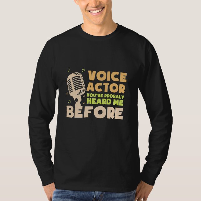 Voice Actor T-Shirt (Front)