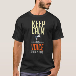 Voice Actor Voice over Actress Acting Talent Voice T-Shirt