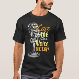 Voice Actor Voice Over Audio Engineering Recording T-Shirt