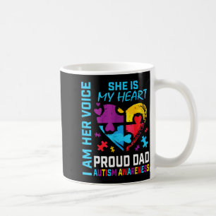 Voice Heart Au Awareness Daughter Dad Coffee Mug