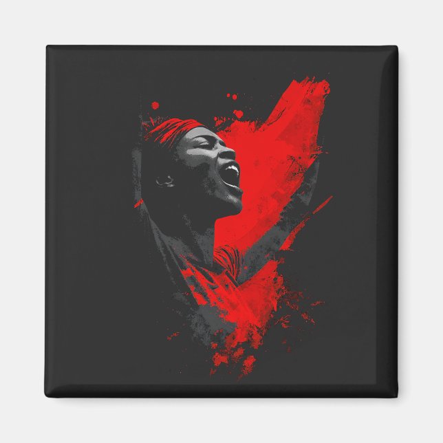 Voice in Red Magnet (Front)