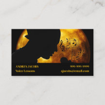 Voice Lesson Business Card