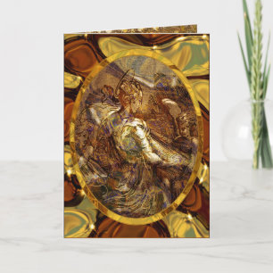 Voice of many angels Christmas Holiday Card