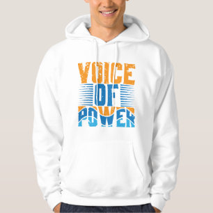 Voice of Power Graphic T-Shirt Hoodie