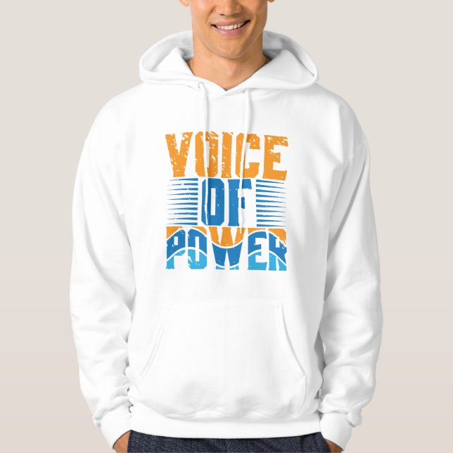 Voice of Power Graphic T-Shirt  Hoodie (Front)