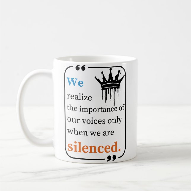 Voice of Strength Mug (Left)