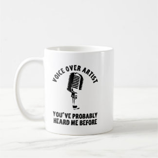 Voice Over Artist Actor Actress Dubbing Synchro Coffee Mug
