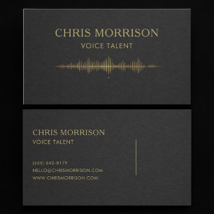 Voice Talent Business Card