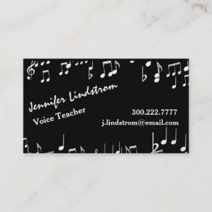 VOICE TEACHER Business Card Template