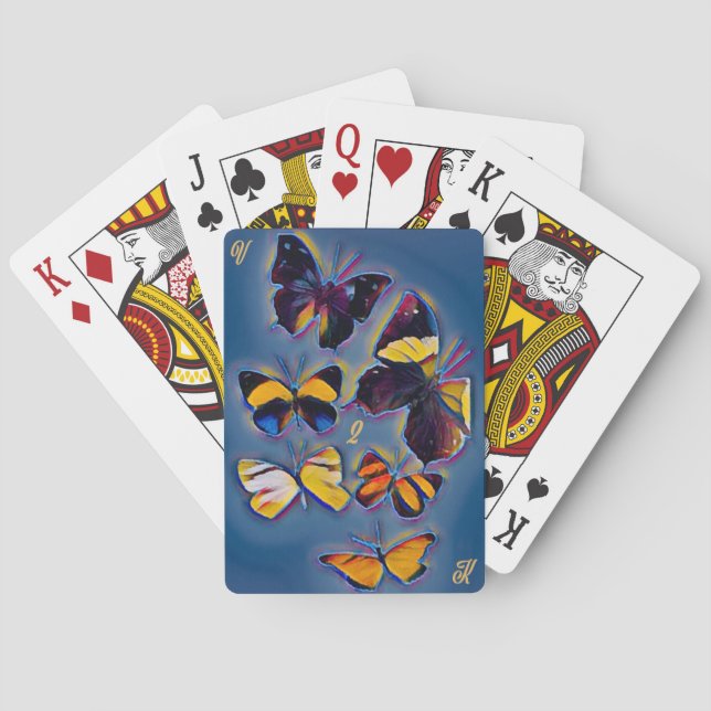 Voice to Skull 2.0 Butterfly  Playing Cards (Back)