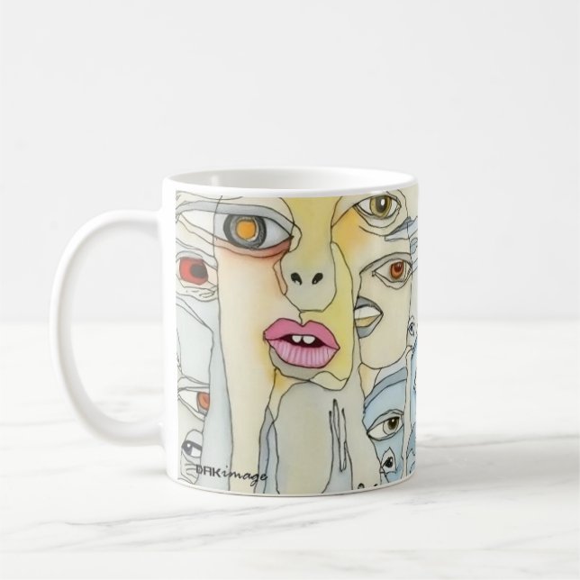 "Voices" Art Mug by DAKimage (Left)
