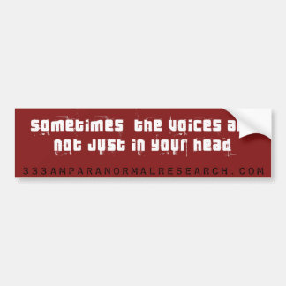Voices Bumper Sticker