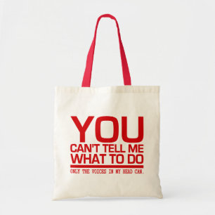 VOICES IN MY HEAD bag - choose style & colour