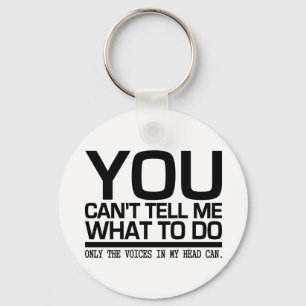 VOICES IN MY HEAD key chain