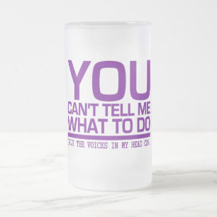 VOICES IN MY HEAD mug - choose style & colour