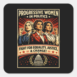 Voices of Change Square Sticker