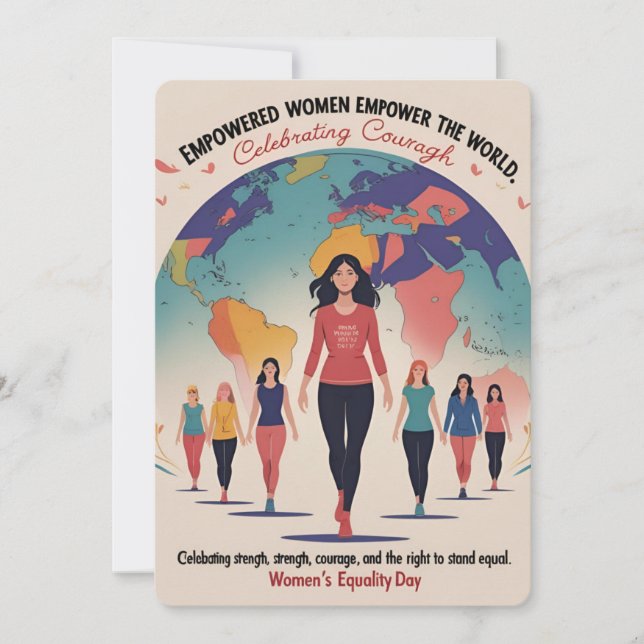 “Voices of Equality: A Tribute to Women's Power” Holiday Card (Front)