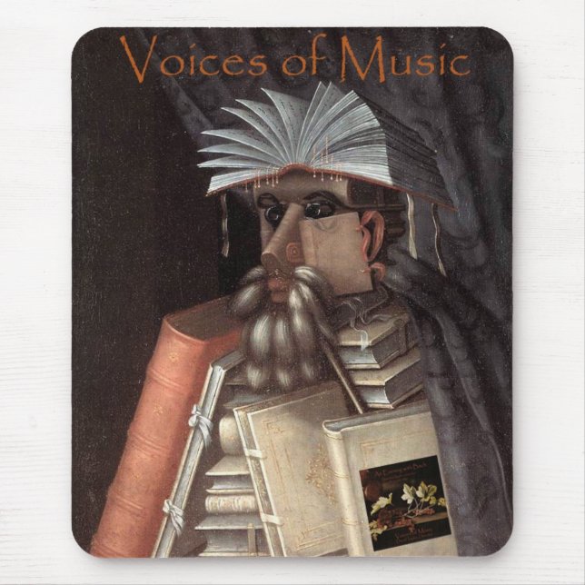 Voices of Music Librarian Mug Mouse Mat (Front)