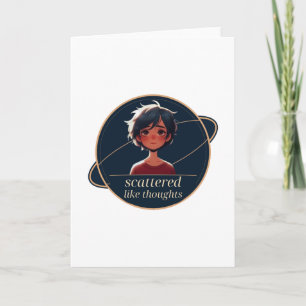 Void 2 Scattered Like Thoughts Portrait Card