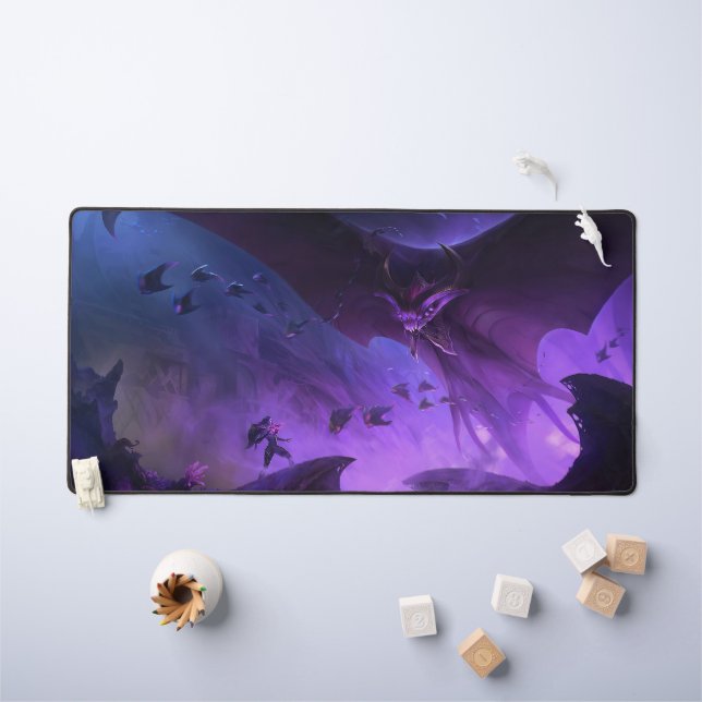 Void Empress Gaming Desk Mat | Customisable Pad (Kids Table)