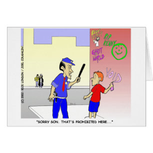 Void Graffiti Funny Police Cartoon Gifts & Tees