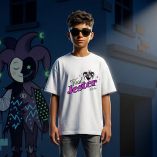 Void Jester Club – Smiling Chaos Jester T-Shirt