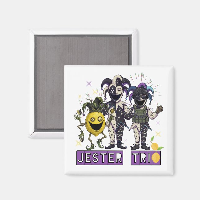 Void Jester Club Trio Magnet (Front/Back)