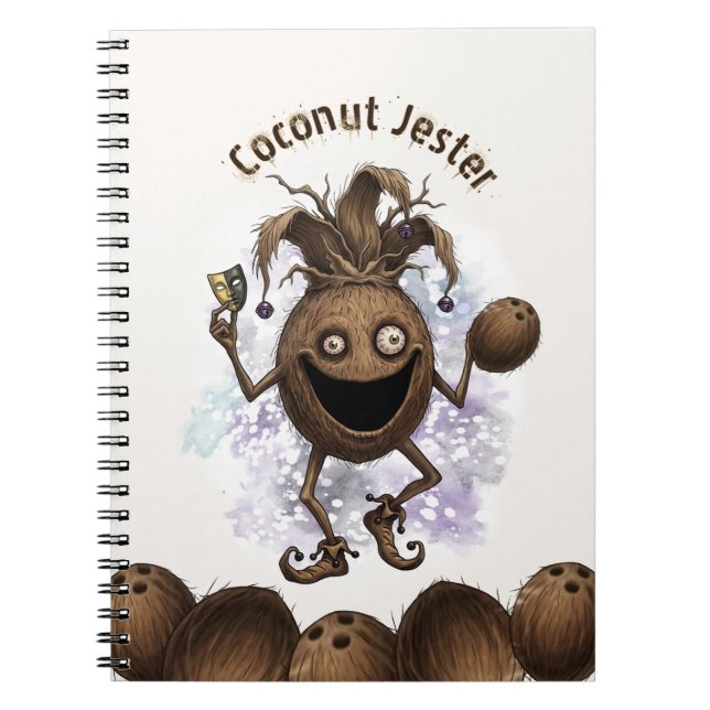 Void Jester Friend Coconut Notebook (Front)