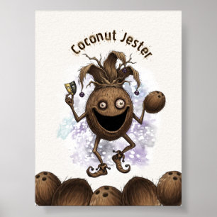 Void Jester Friend Coconut Poster