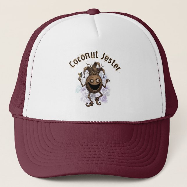 Void Jester Friend Coconut Trucker Hat (Front)