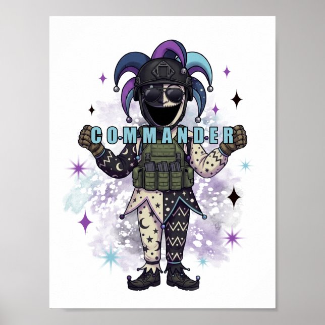 Void Jester Friend Commander Poster (Front)